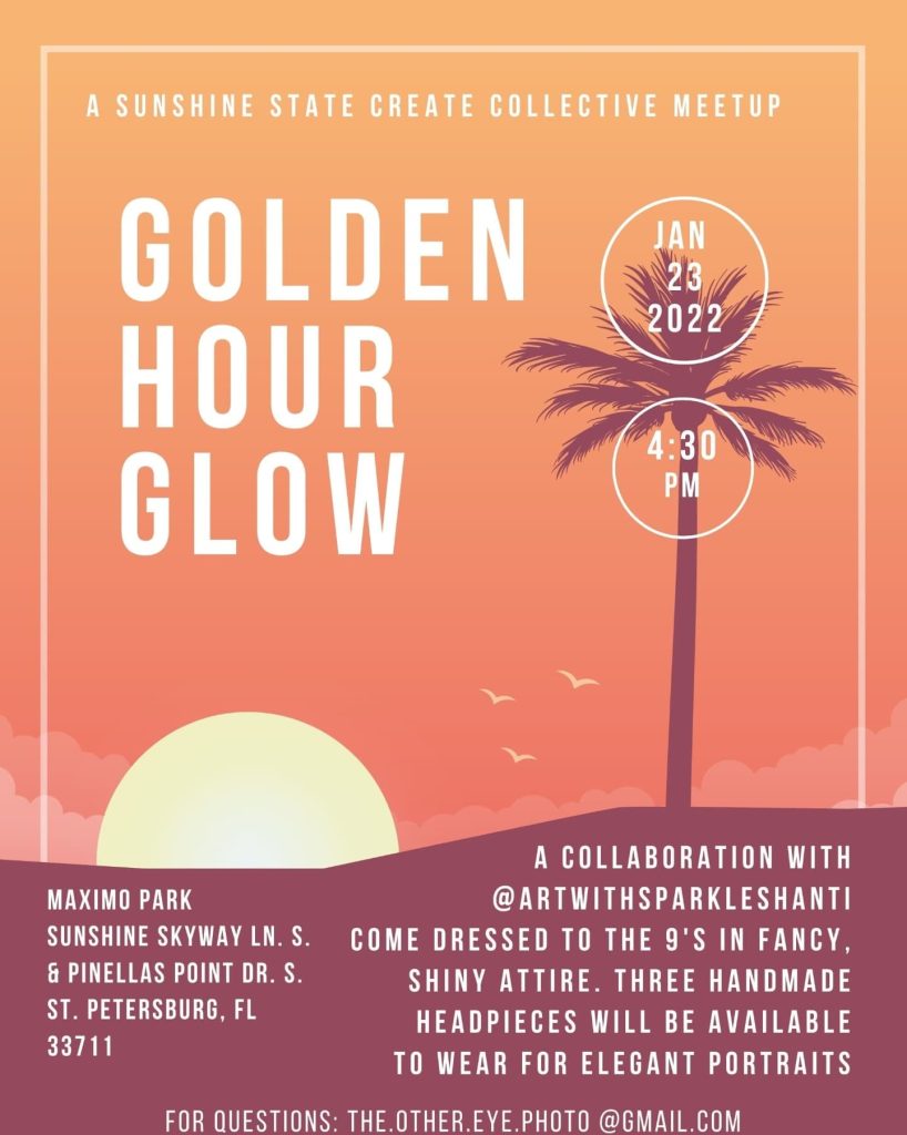 Golden Hour Glow Poster